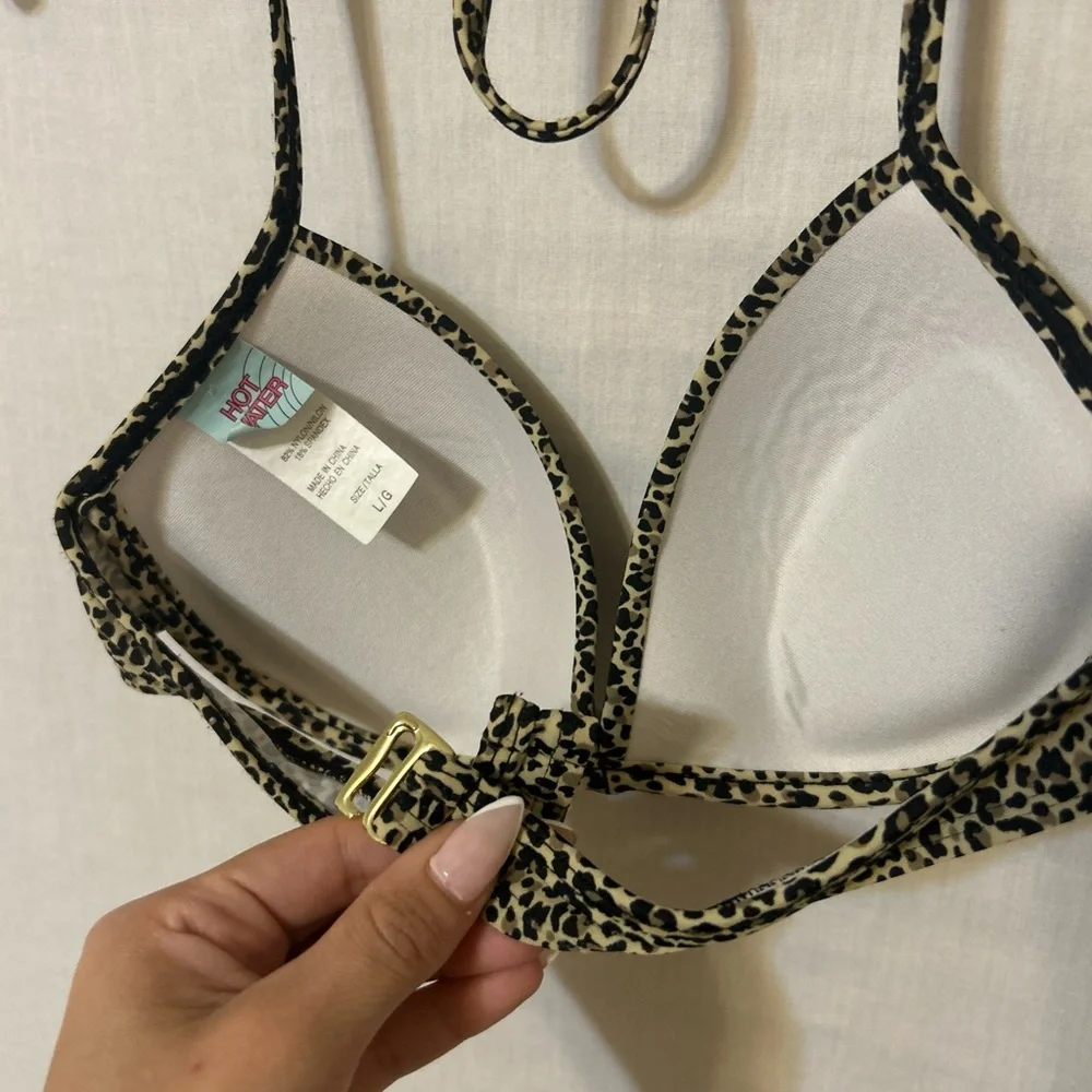 Hot Water Leopard Print Bikini - Picture 3 of 7